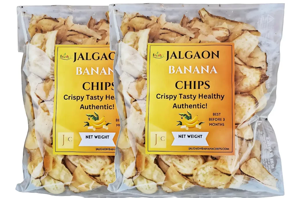 Fresh Salted Flavor Jalgaon Banana Chips 2 Pack Combo (200 gm)